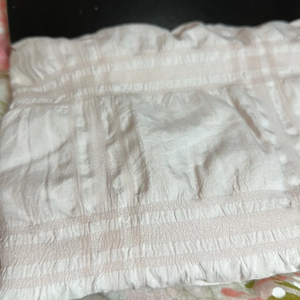 Ellen Tracy shower curtain blush beige 70”x72”